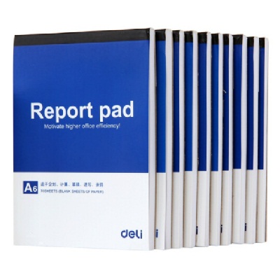 得力7713空白便签本 A6/70张 单本装