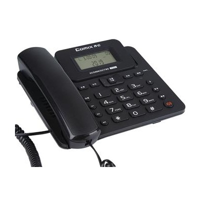 齐心T333电话机（黑色）