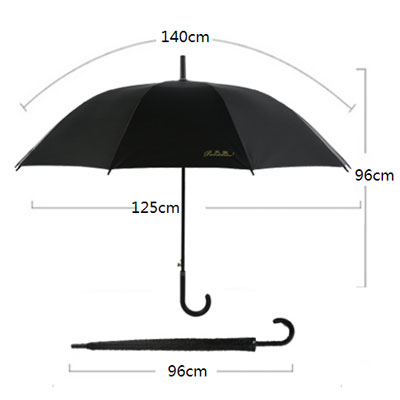 天堂伞193E晴雨伞 黑色