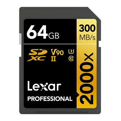 雷克沙SD64GB 2000x存储卡