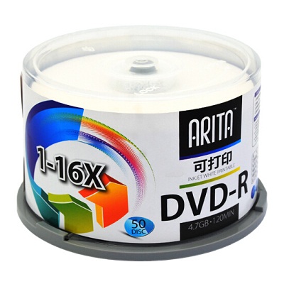铼德DVD-R 16速4.7G可打印空白光盘（50片/桶）