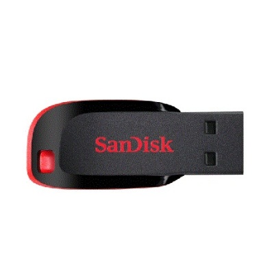 闪迪32GB USB2.0 U盘 CZ50酷刃 黑红色