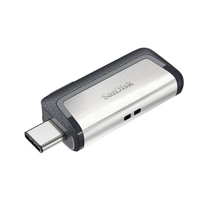 闪迪128GB Type-C USB3.1 手机U盘 DDC2至尊高速版 读速150MB/s 便携伸缩双接口