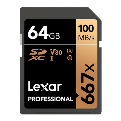 雷克沙64GB 667x SD存储卡