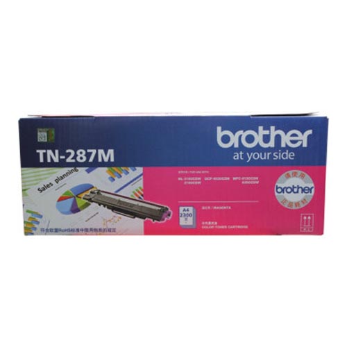 兄弟TN-287M品红色墨粉