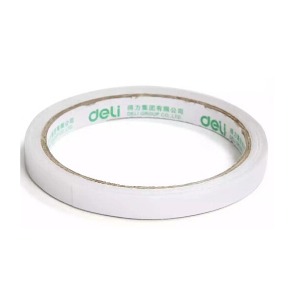 得力No.30415棉纸双面胶带36mm*10y*80um 1卷装