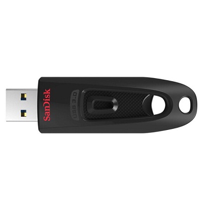 闪迪256GB USB3.0 U盘 CZ48至尊高速 黑色 读速130MB/s