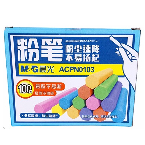 晨光ACPN0103彩色六角粉笔