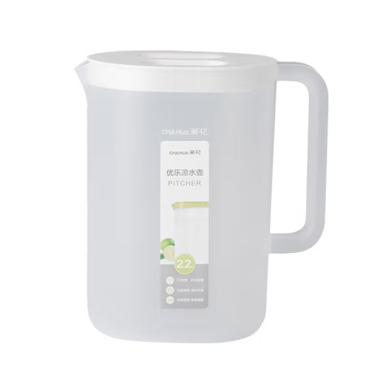 茶花057003冷水壶 2.2L 白色