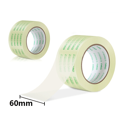 得力 30369封箱胶带/打包胶带 60mm*100y*50um（单卷）