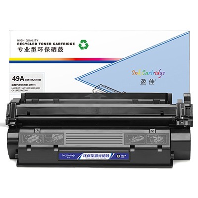 盈佳 YJ-Q5949A/308 黑色 硒鼓 适用于Laserjet3390 Laserjet3392 Laserjet1320 Laserjet1160 Laserjet1320N Laserjet1320tn