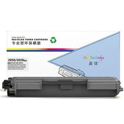 盈佳 YJ-2050/2020-F 黑色 粉盒 适用于HL-2045 HL-2075 HL-2040 HL-2070N DCP-7010 DCP-7025 FAX-2820 MFC-7220 MFC-7420 HL-2920