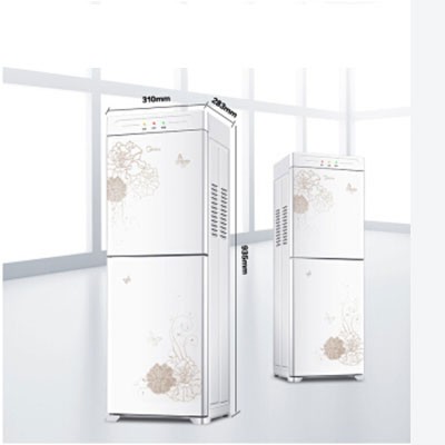 美的YR1226S-W饮水机立式温热型双封闭门防尘大储物柜饮水器