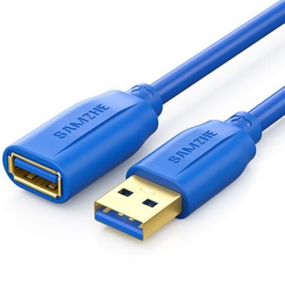 山泽UK-630 USB3.0延长线蓝色3米