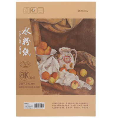 晨光墨的记忆系列8K/20页美术绘画专用水粉纸APYMXN48