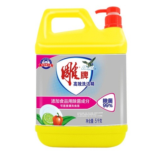 雕牌 高效洗洁精5kg/瓶 除菌率99%