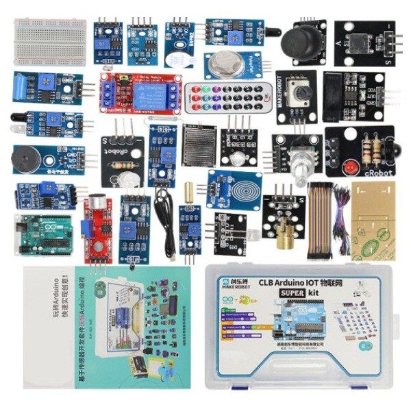 创乐博arduino uno r3传感器开发主板学习套件mixly米思齐编程scratchA 含uno版