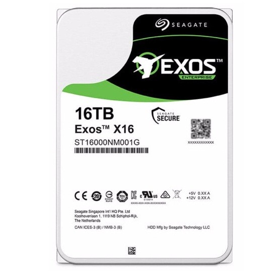 希捷ST16000NM001G企业级硬盘 16TB 256MB 7200转 PMR CMR SATA 银河Exos X16系列