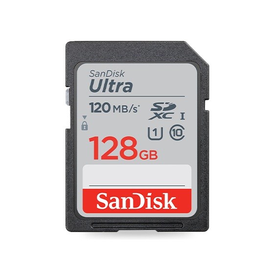 闪迪128GB SD存储卡 C10 至尊高速版内存卡 读速120MB/s
