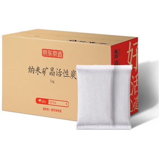 京东京造 净味活性炭包5000g/箱