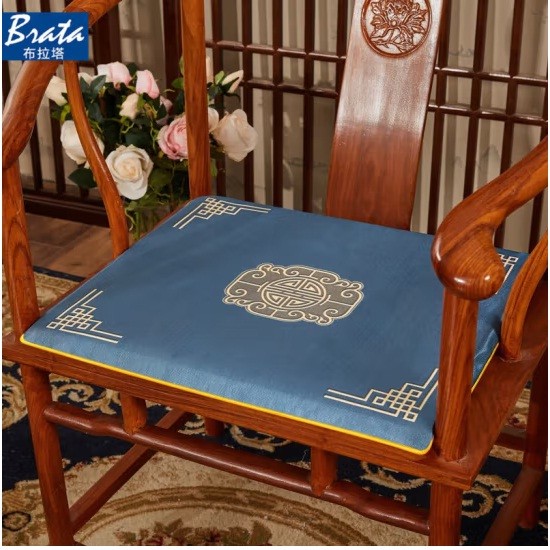布拉塔中式椅垫 富贵兰 40x40x2cm
