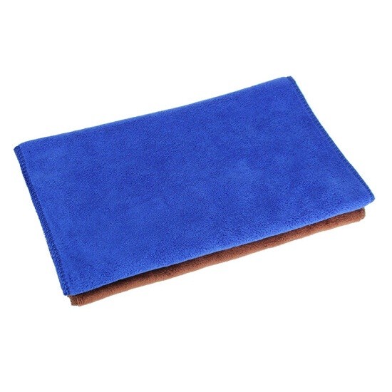 乐往细纤维毛巾30*70cm 蓝色 单条