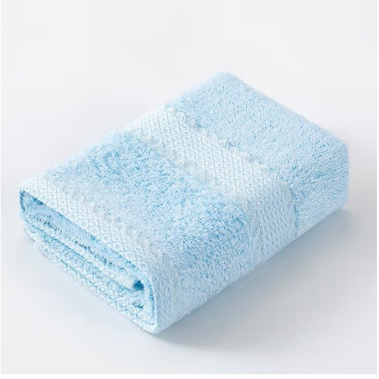 竹之锦竹纤维毛巾 蓝色27×50cm 55g