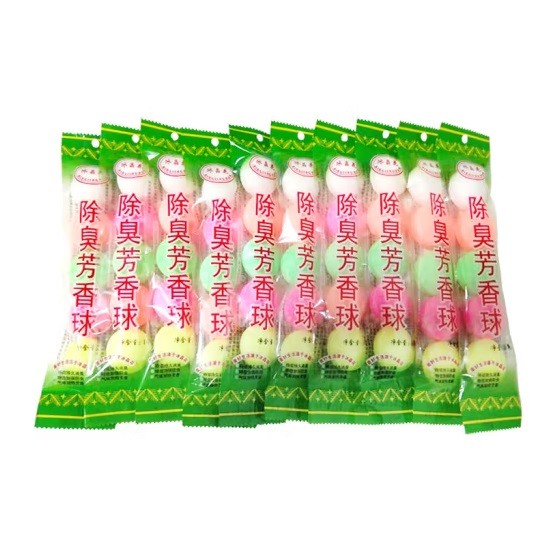 冰晶花除臭芳香球 80g 5粒/条 100条/箱