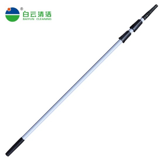 白云清洁AF05005铝合金伸缩杆 玻璃清洁配件杆 双节3.6米
