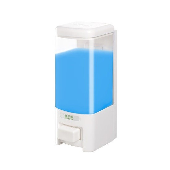 瑞沃V8101免打孔洗手液盒 500ml 白色单格