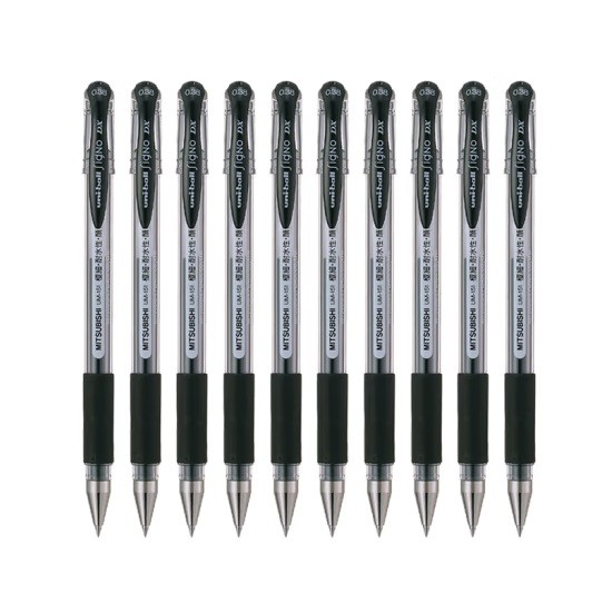 三菱UM-151中性笔 0.38mm 黑色 10支/盒