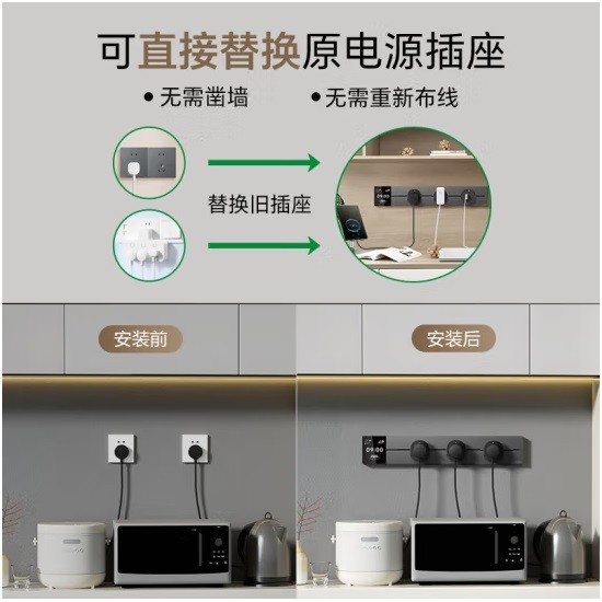 公牛GN-GB3Z明装轨道插座 75厘米轨道+4个五孔