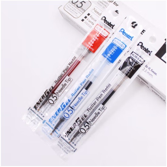 派通LRN5-C速干中性笔替芯 0.5mm 蓝色 单支装