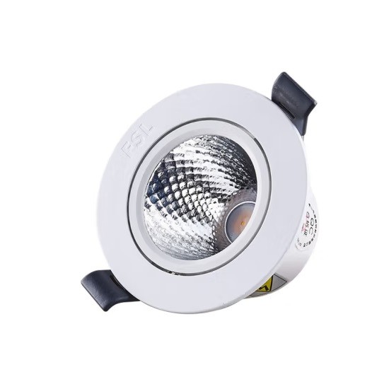 佛山照明LED天花灯3W 开孔55mm暖白光(4000K）