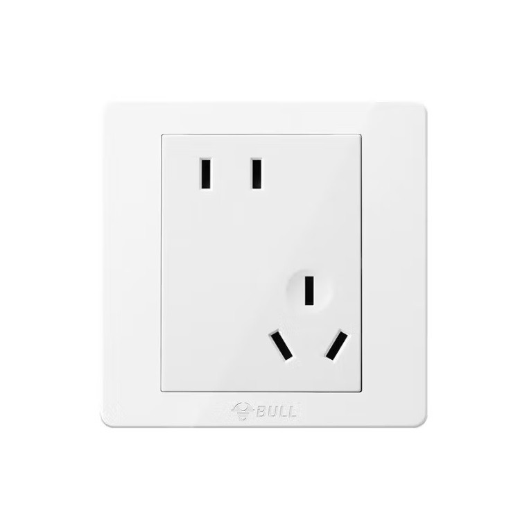 公牛G07Z223AS斜五孔插座10A 86型 白色