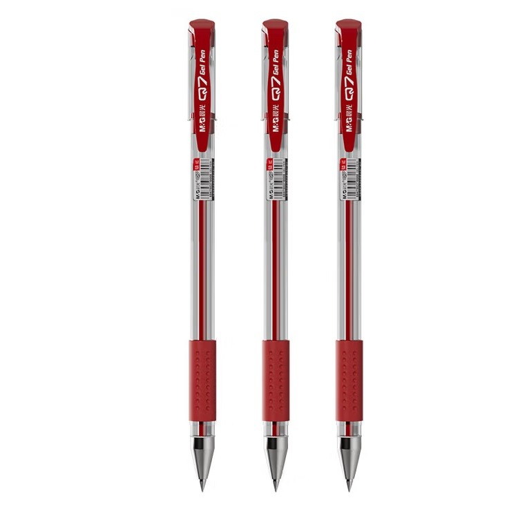 晨光Q7红色签字笔 0.5mm(支）