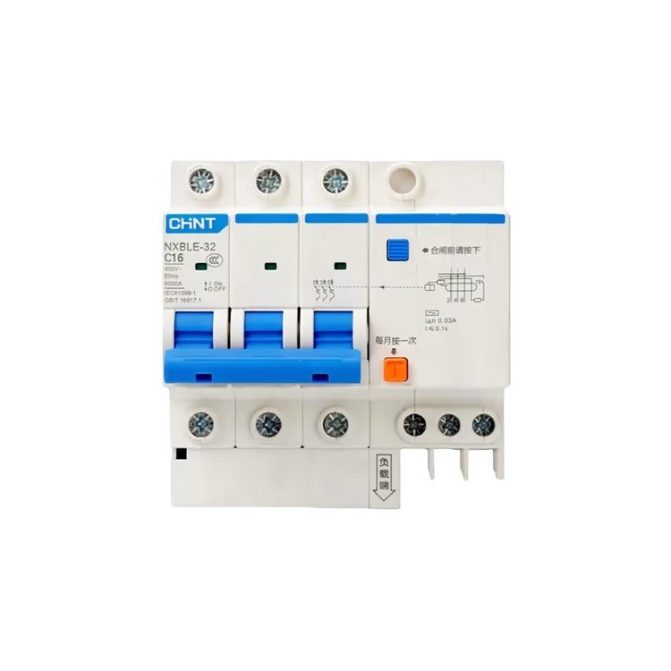 正泰NXBLE-32-3P-C16A小型漏电保护断路器