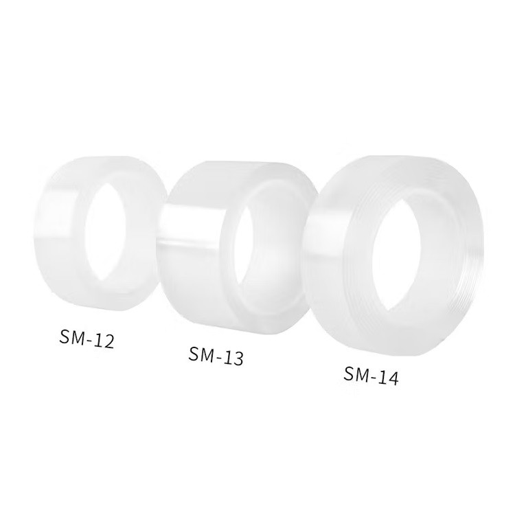 广博SM-12高粘性纳米双面胶 3m*30mm*1mm