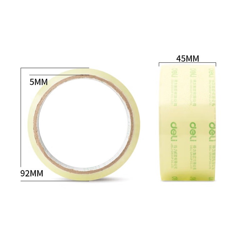 得力JD418胶带 45mm*30y*50μm 单卷装