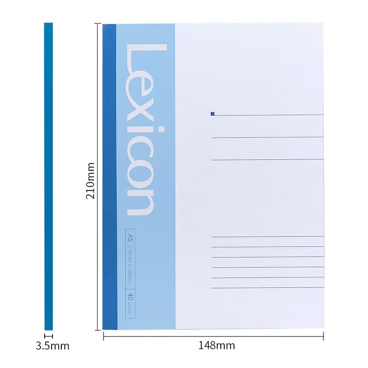 得力P07651无线装订软抄本 A5/40张