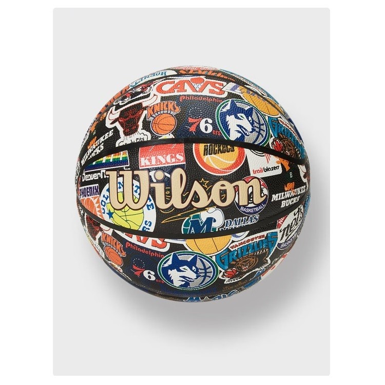 威尔胜NBA复古全队徽款7号篮球