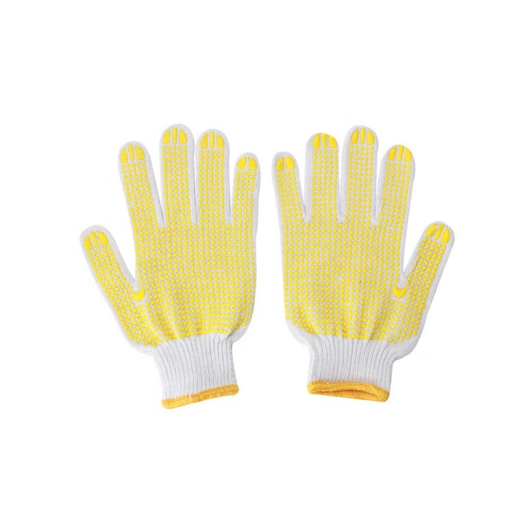 信发黄色胶点手套 12副/包