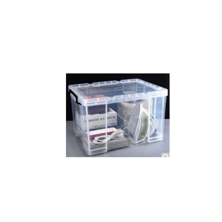 可可旺透明收纳箱80L 65*44*35cm