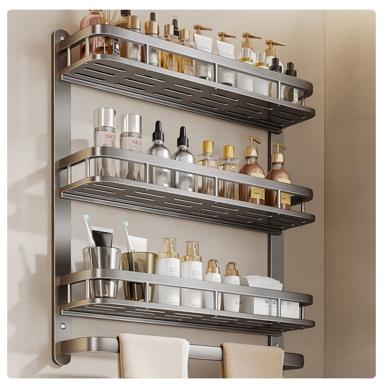 尔沫20231143免打孔置物架三层60cm