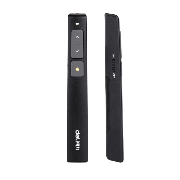 得力2802P激光笔 红光 黑色