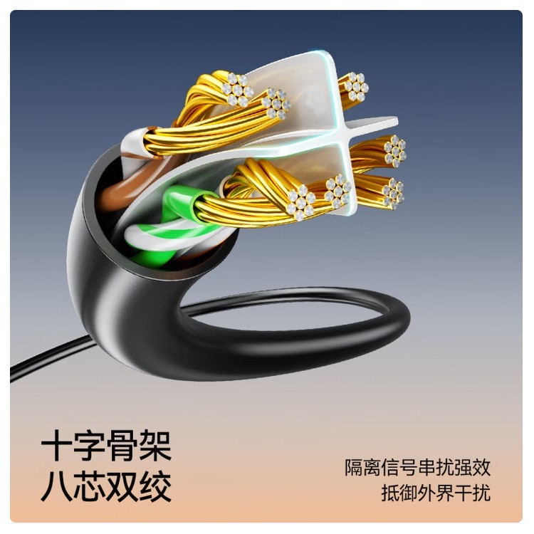 山泽WD6030六类网线 3米